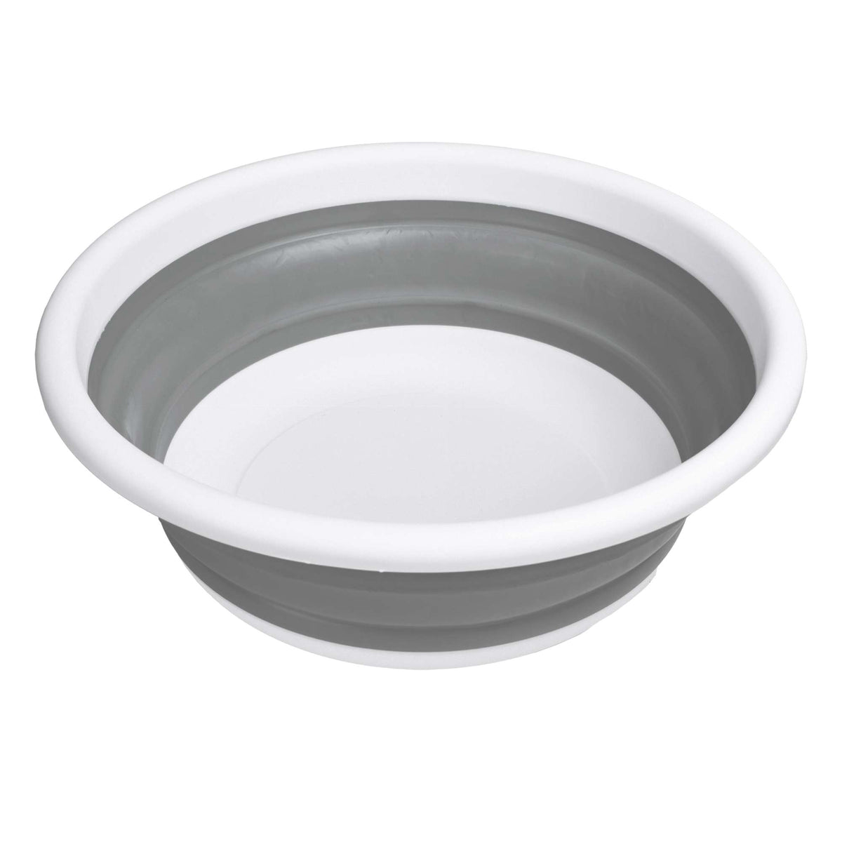 Mísa kulatá 37 cm bílo-šedá ELBA COMPACT 9 litrů