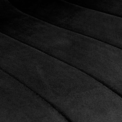 Židle FRESNO VELVET čalouněná černý samet