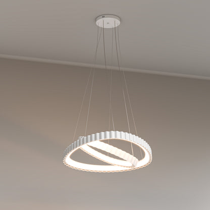 Bílé LED závěsné svítidlo 84 W – teplá bílá