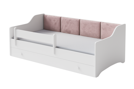 Dětská postel ERIK 160 × 80 cm – růžová