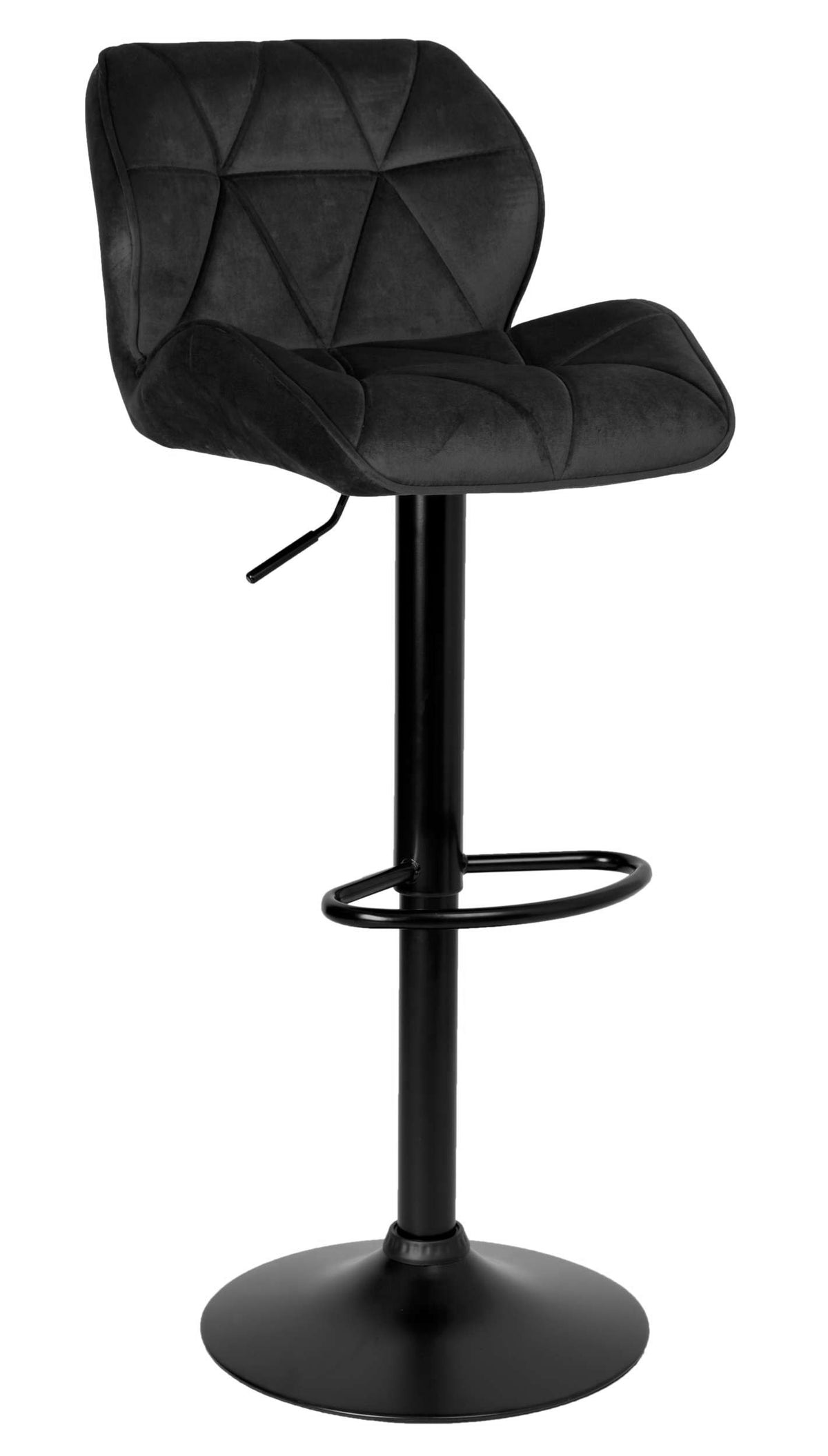 Barová židle Grappo Black černý Velvet