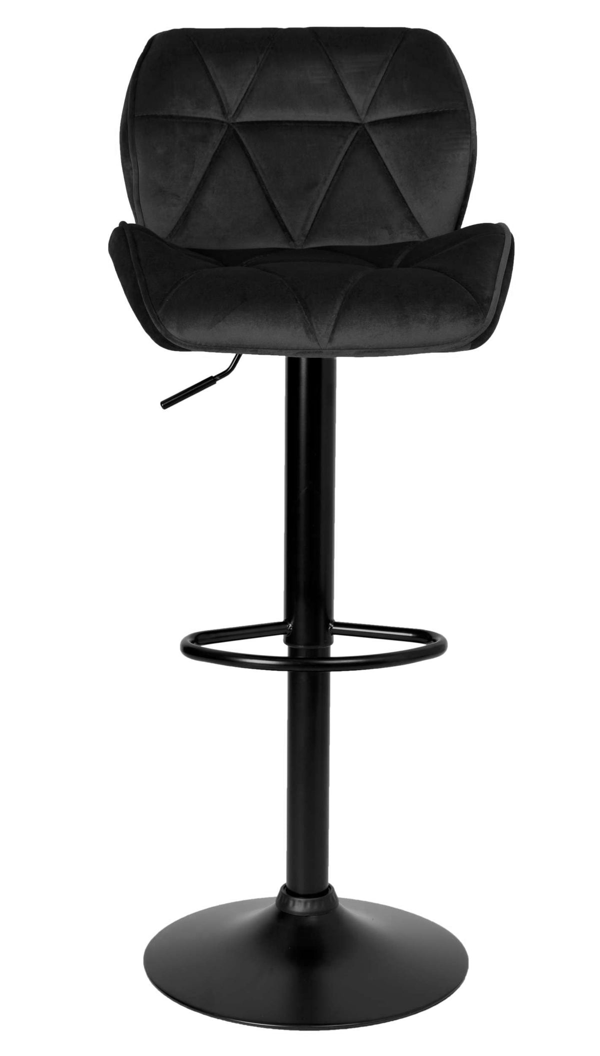 Barová židle Grappo Black černý Velvet