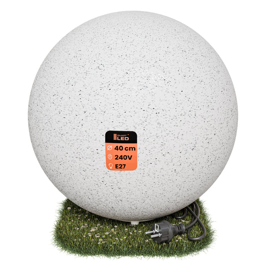 Solární zápichové svítidlo E27 230 V, 40 cm, IP65