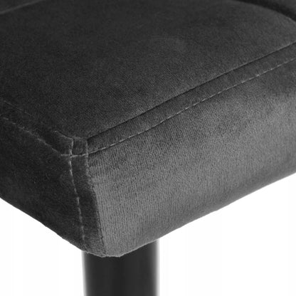 Barová židle Arako Black grafitové Velvet