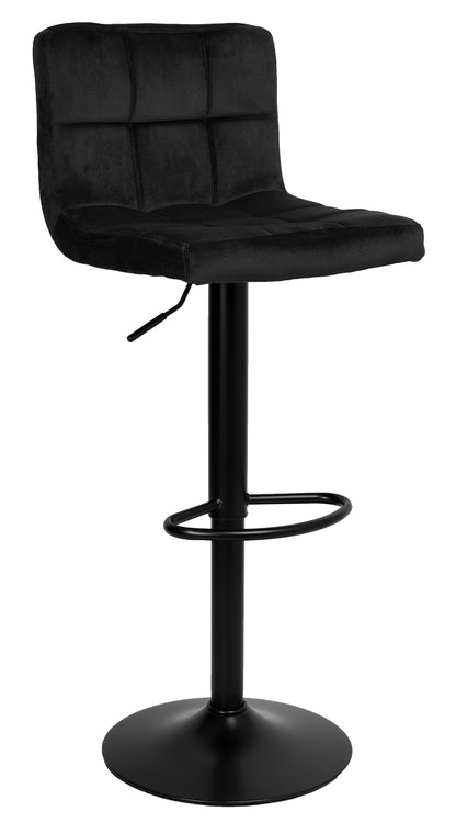 Barová židle Arako Black černý Velvet