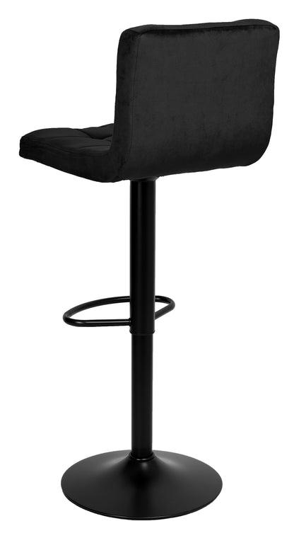 Barová židle Arako Black černý Velvet