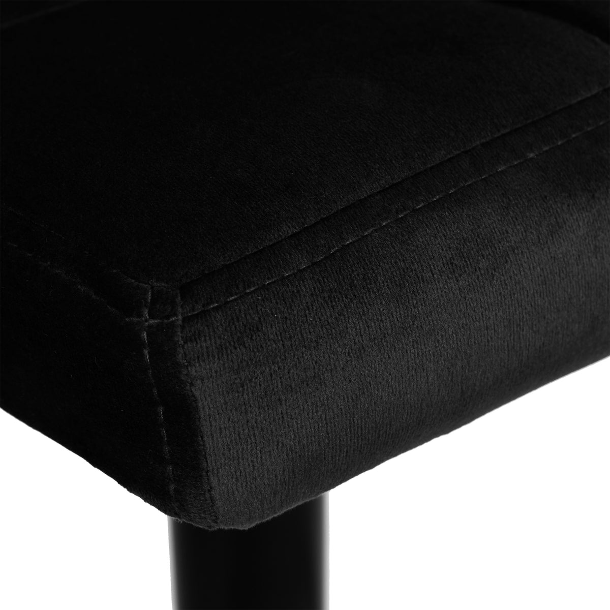 Barová židle Arako Black černý Velvet