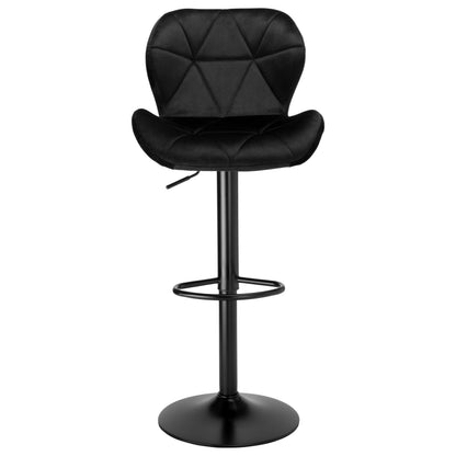 Barová židle Gordon Black černý Velvet
