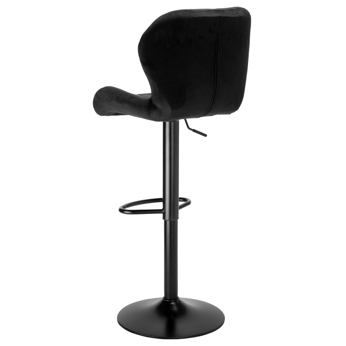 Barová židle Gordon Black černý Velvet