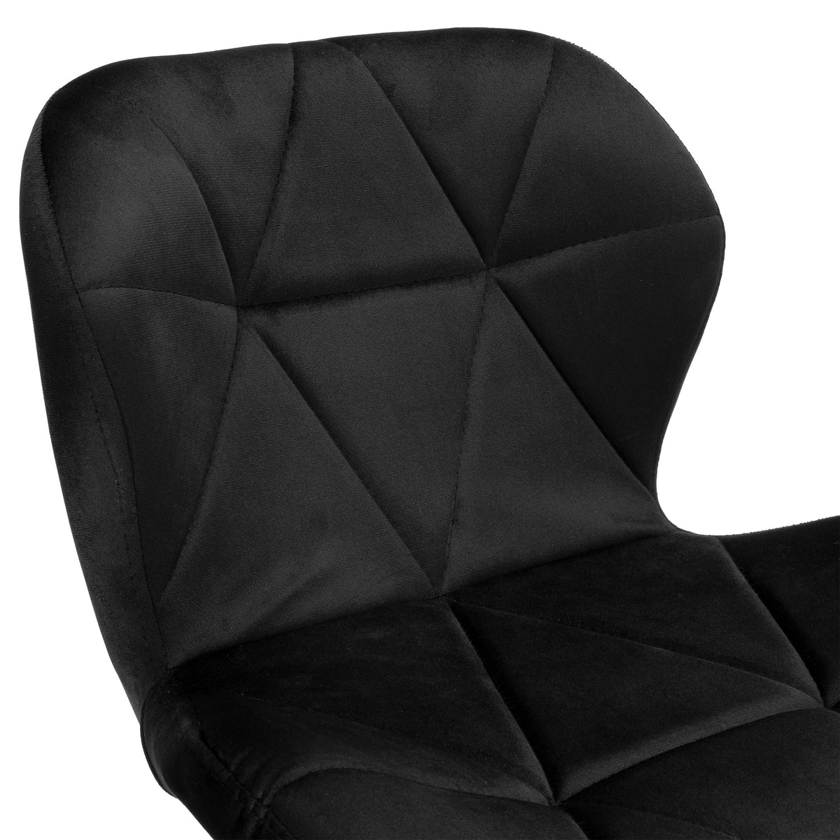 Barová židle Gordon Black černý Velvet