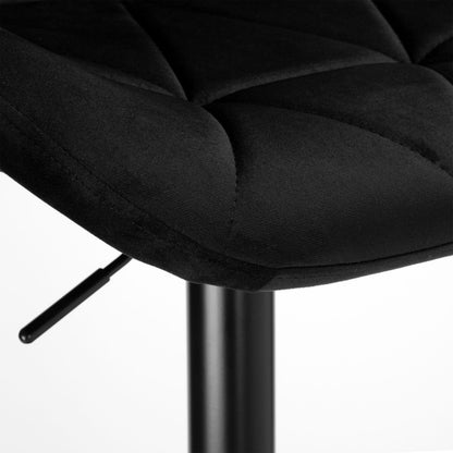 Barová židle Gordon Black černý Velvet