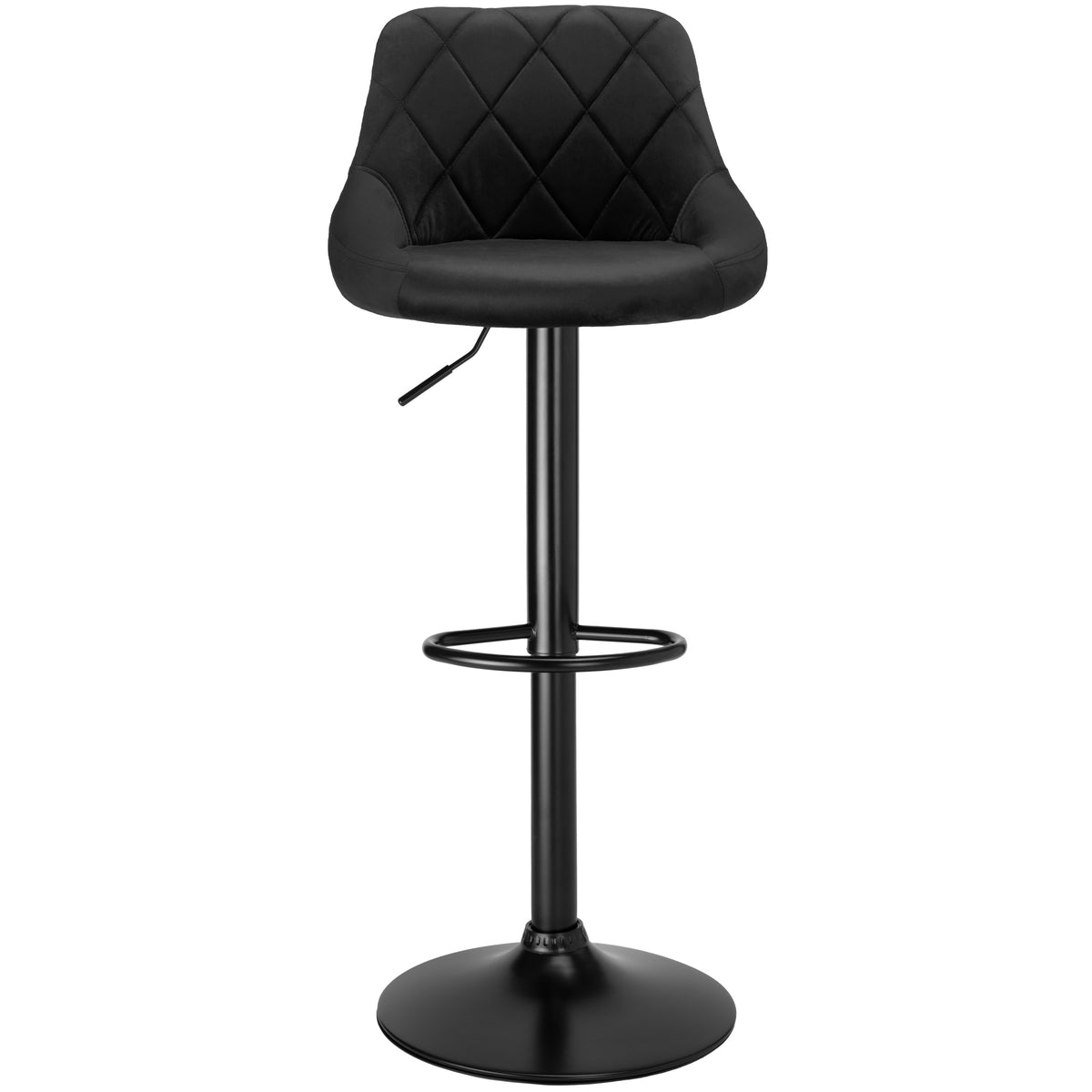Barová židle Cydro Black černé Velvet