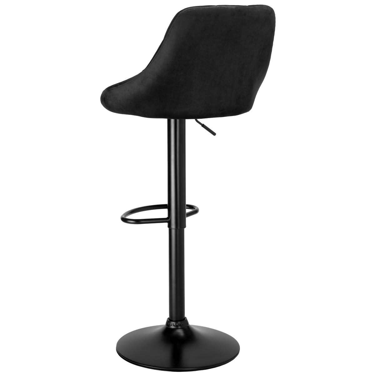 Barová židle Cydro Black černé Velvet
