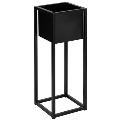 Loftový stojan na květiny Concove 60 cm černý