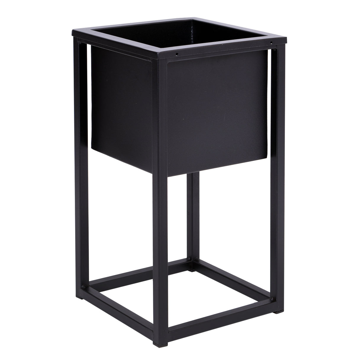 Stojan na květiny Concove loft 40 cm černý