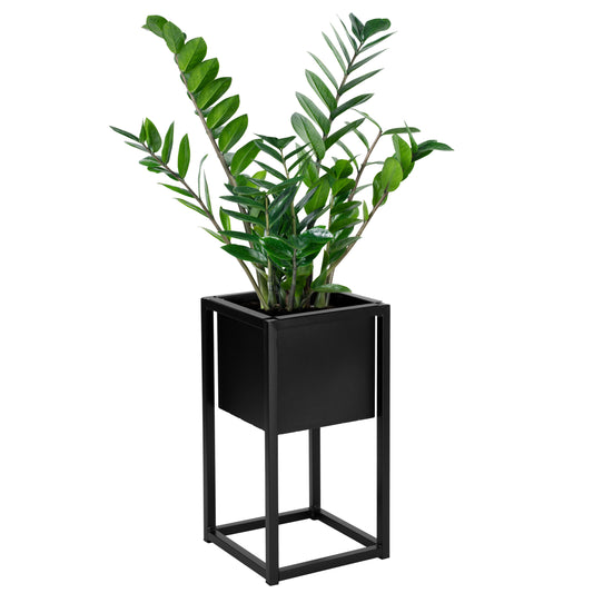 Stojan na květiny Concove loft 40 cm černý