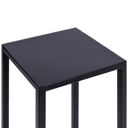 Stojan na květiny Piatto loft 60 cm černý