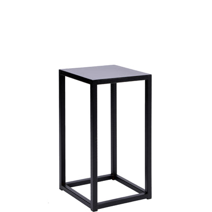 Stojan na květiny Piatto loft 40 cm černý