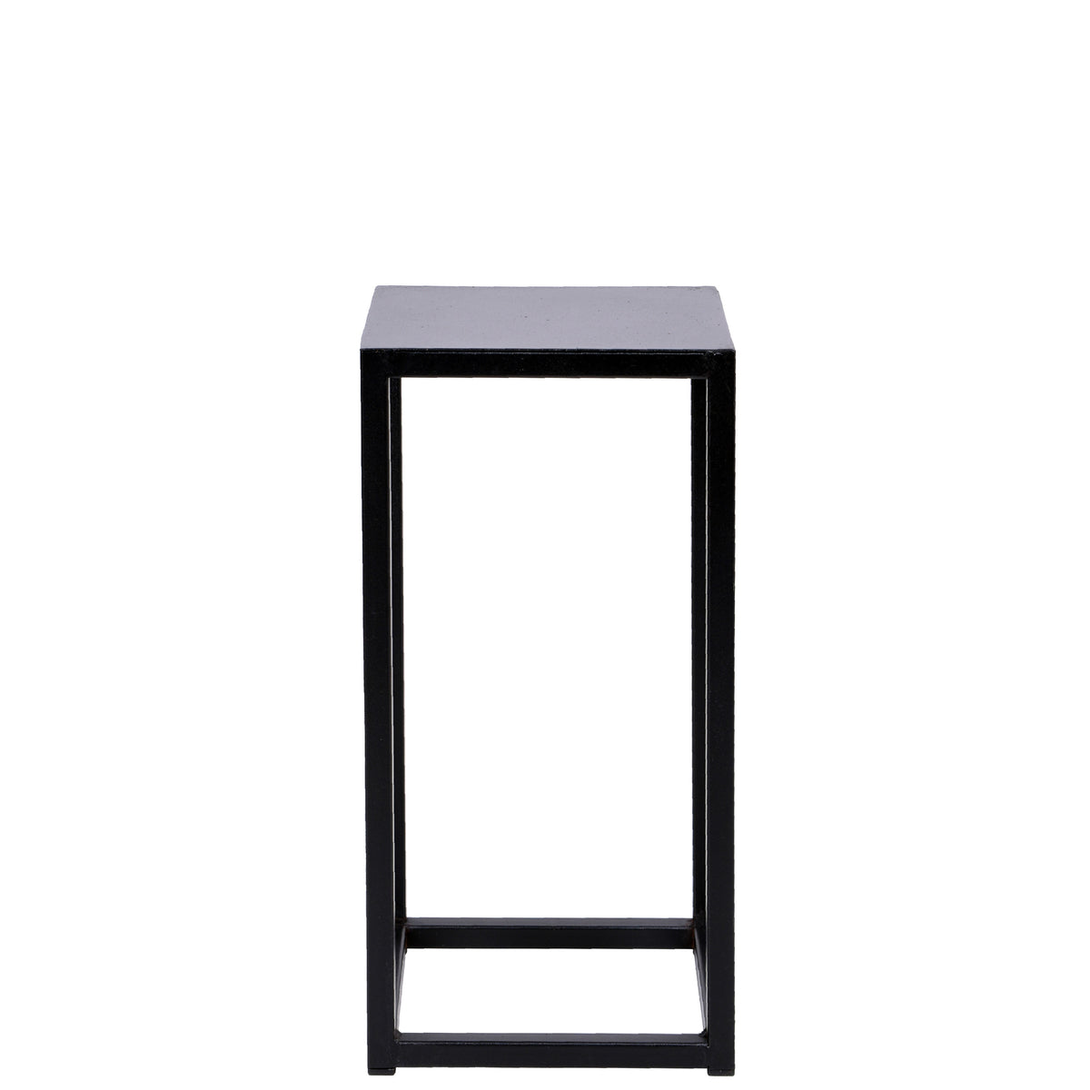 Stojan na květiny Piatto loft 40 cm černý