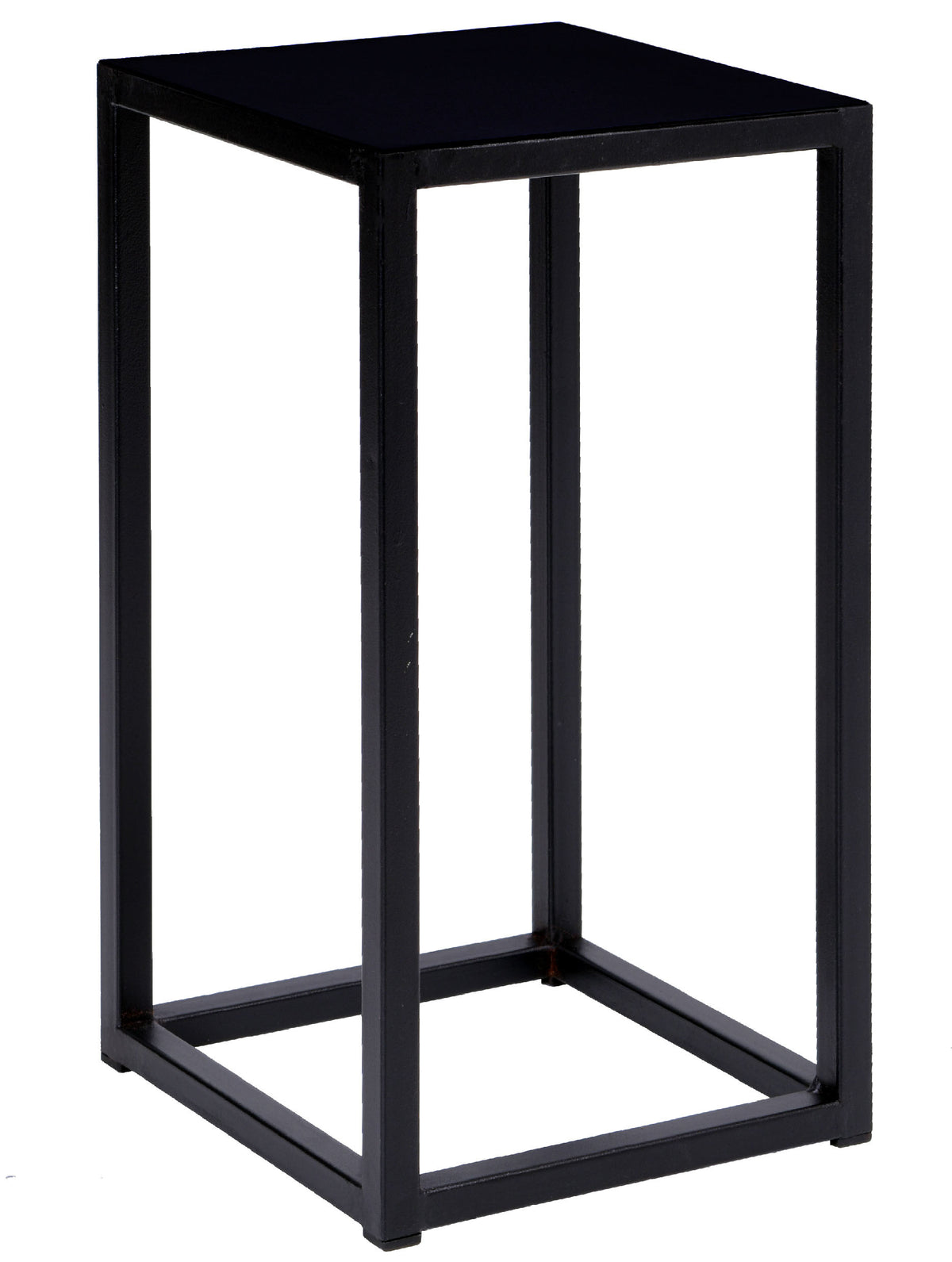 Stojan na květiny Piatto loft 40 cm černý