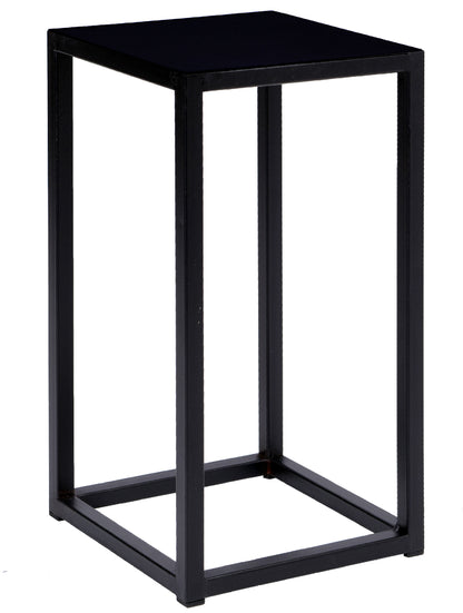 Stojan na květiny Piatto loft 40 cm černý