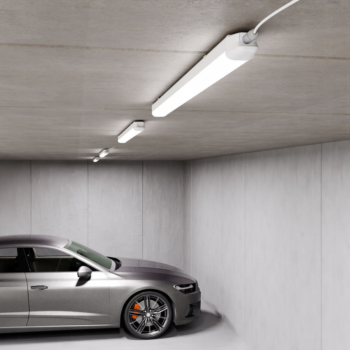 Prachotěsné LED svítidlo 40 W, 6400 lm, 120 cm