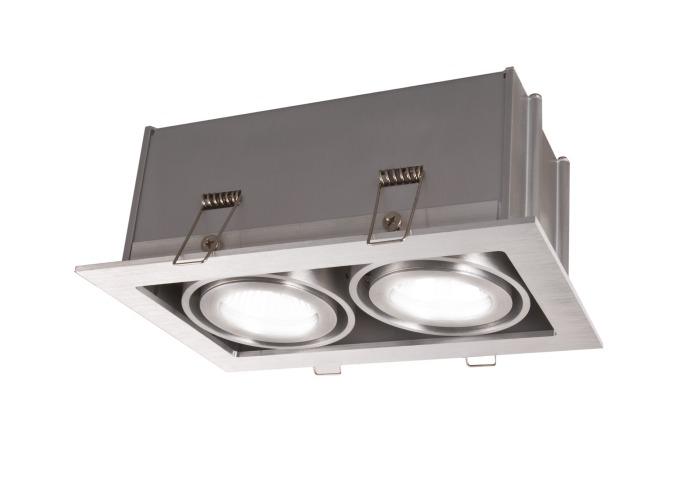 FIZZ II náklopná hliník 12V GU53 2x50W