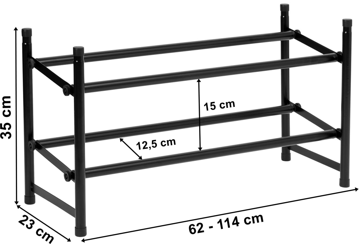 Botník Lena - 1 modul - černá