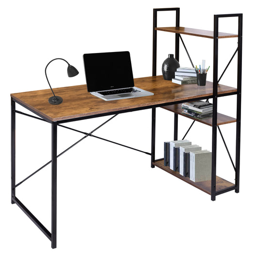 Industriální psací stůl loft Trosa Rustic dekor starého dubu