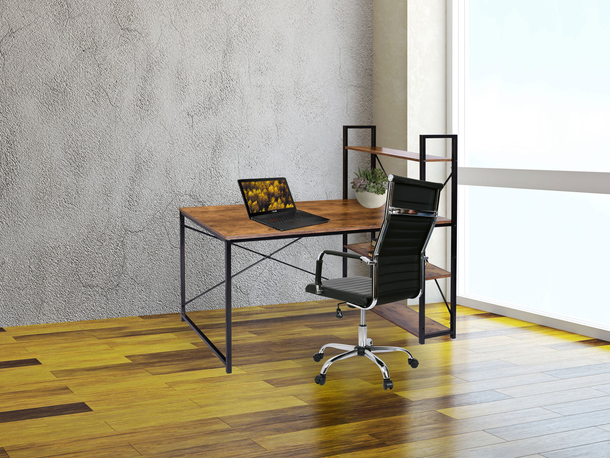 Industriální psací stůl loft Trosa Rustic dekor starého dubu