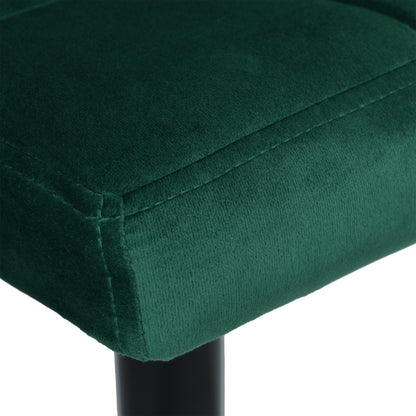 Barová židle Arako Black tmavě zelený Velvet