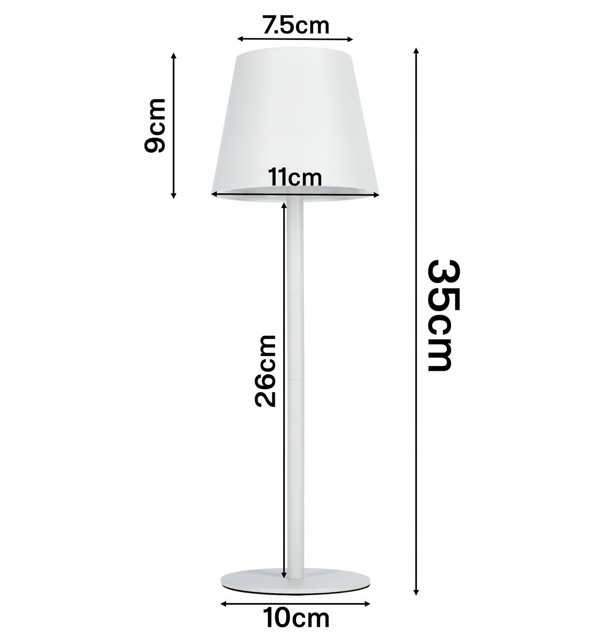 LED stolní lampa, s dotykovým ovládáním, 3 režimy barvy světla