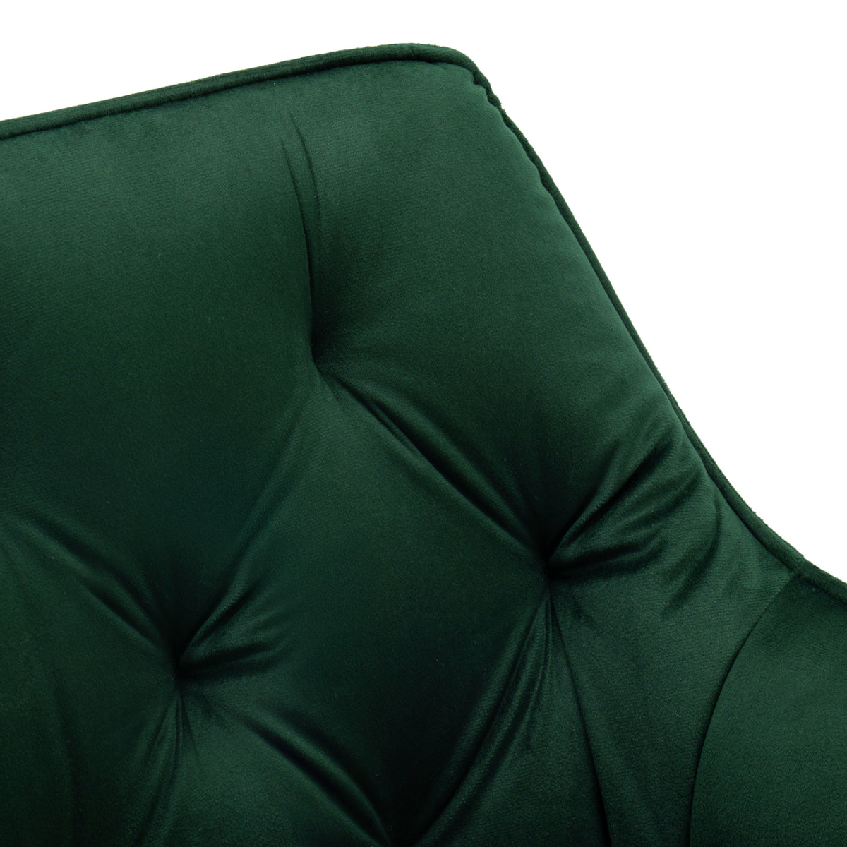 Sametová židle NEVADA VELVET tmavě zelené