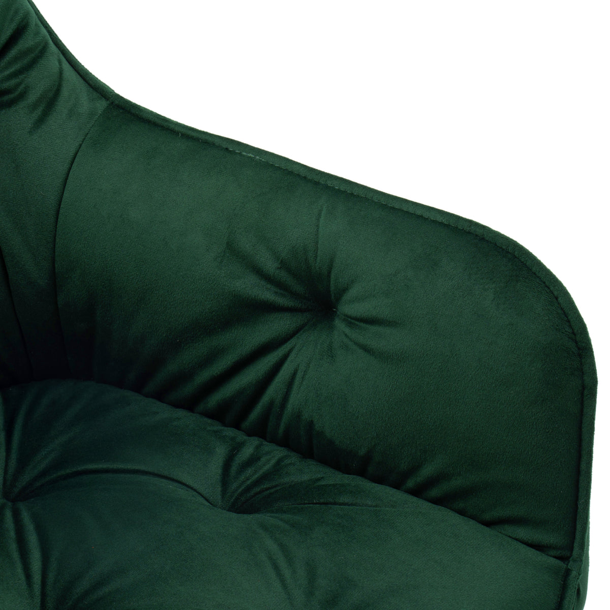 Sametová židle NEVADA VELVET tmavě zelené