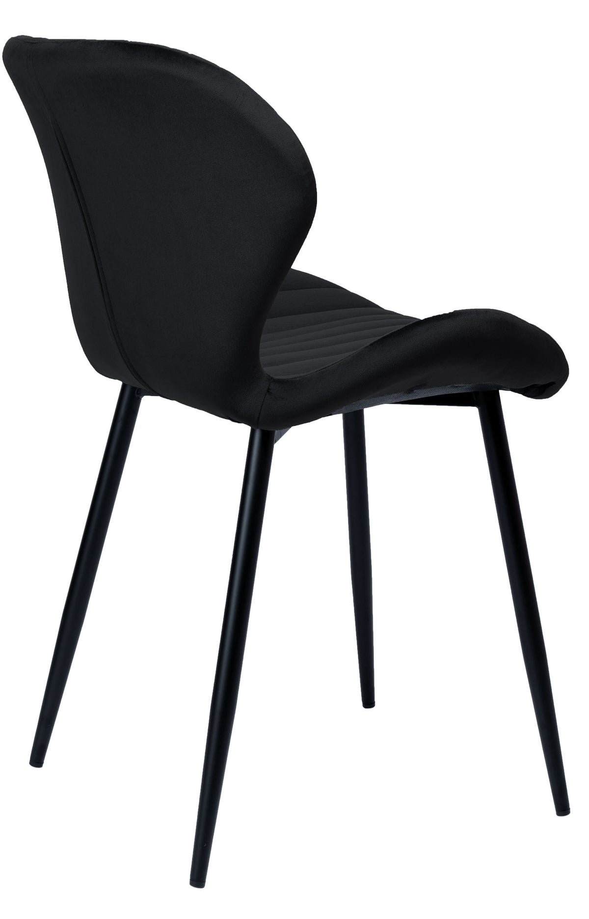 Sametová židle DALLAS VELVET černé