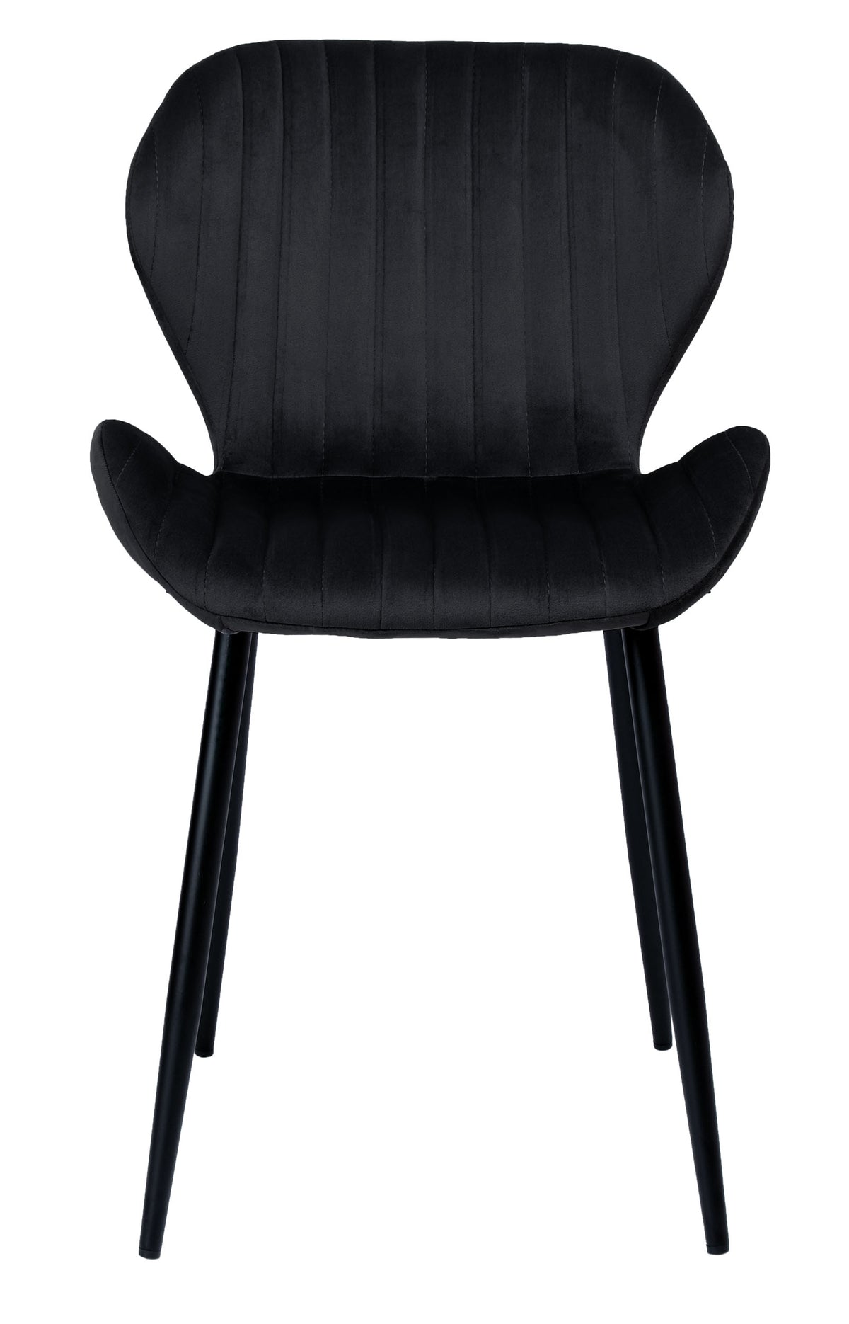 Sametová židle DALLAS VELVET černé