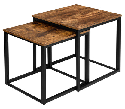 Konferenční stolky loft PRAVEN RUSTIC dekor starého dubu