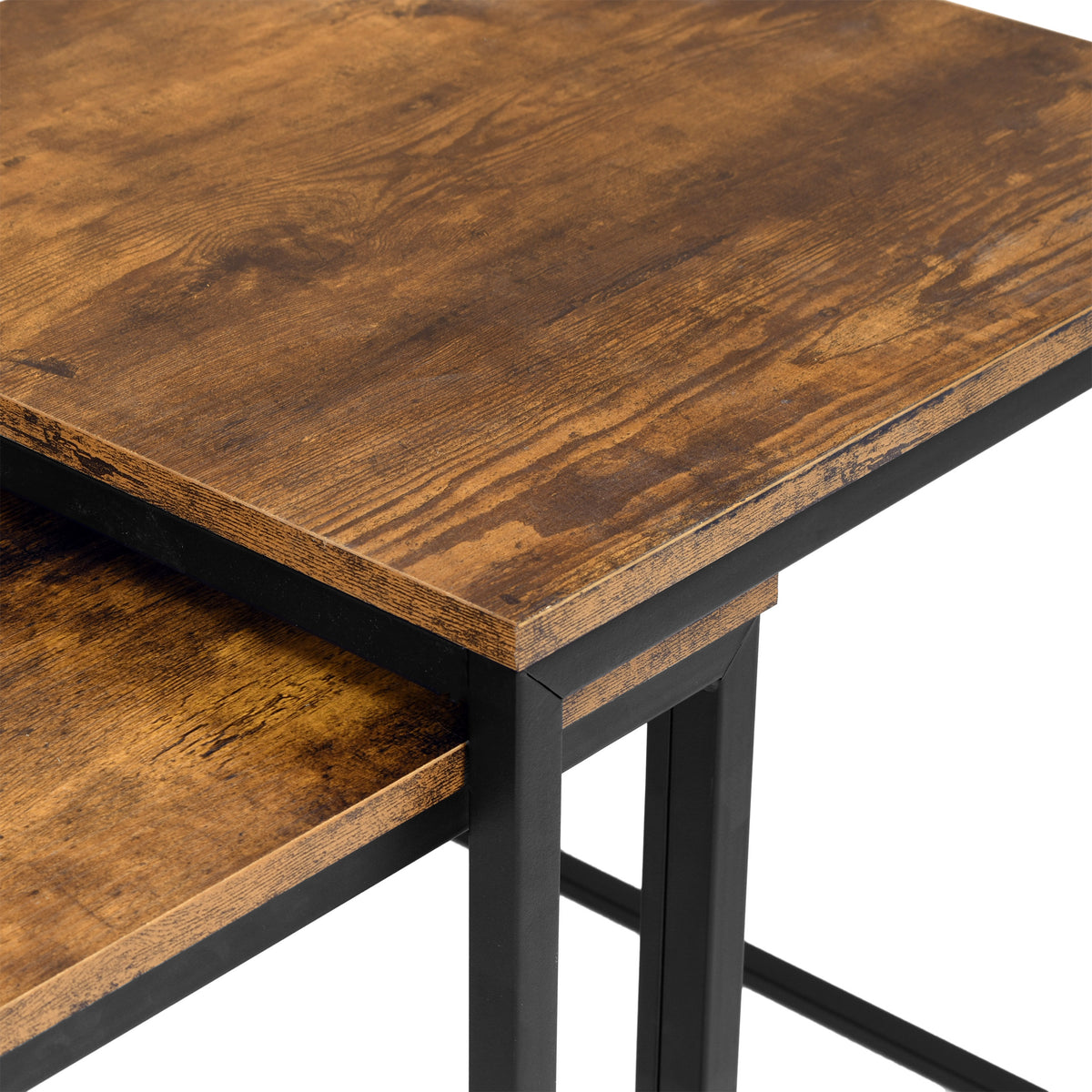 Konferenční stolky loft PRAVEN RUSTIC dekor starého dubu