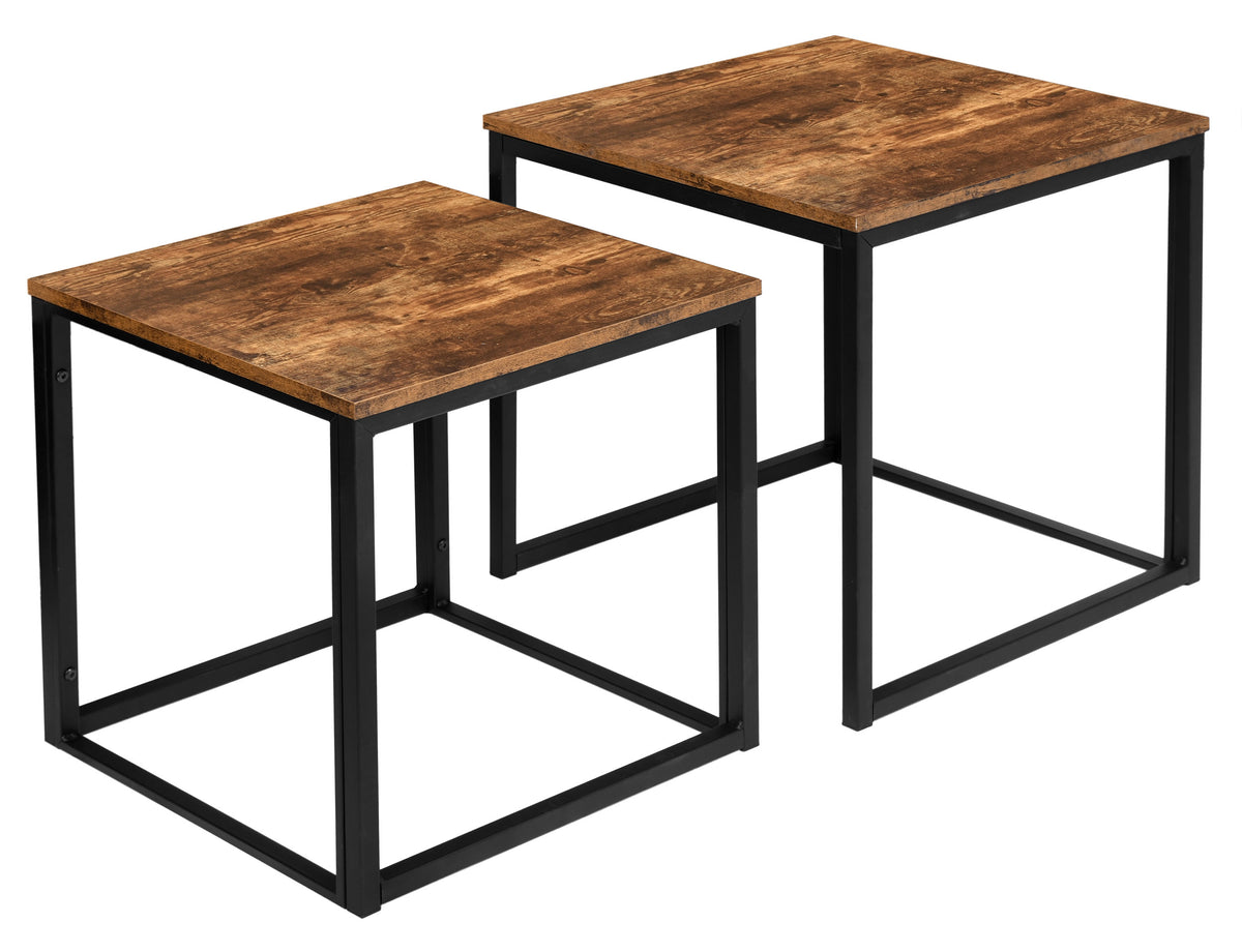 Konferenční stolky loft PRAVEN RUSTIC dekor starého dubu