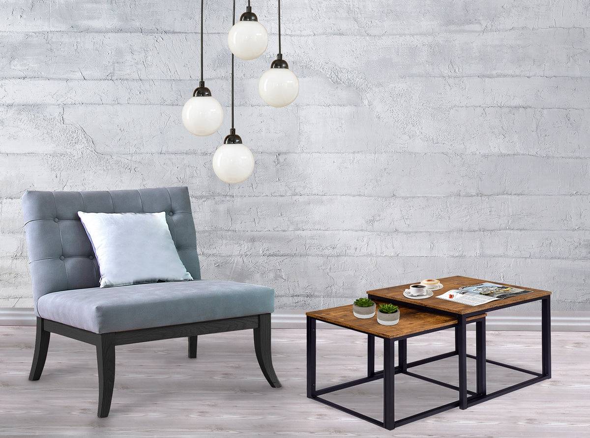 Konferenční stolky loft PRAVEN RUSTIC dekor starého dubu