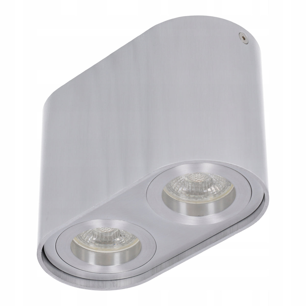 Stříbrné přisazené bodové svítidlo GU10, nastavitelné