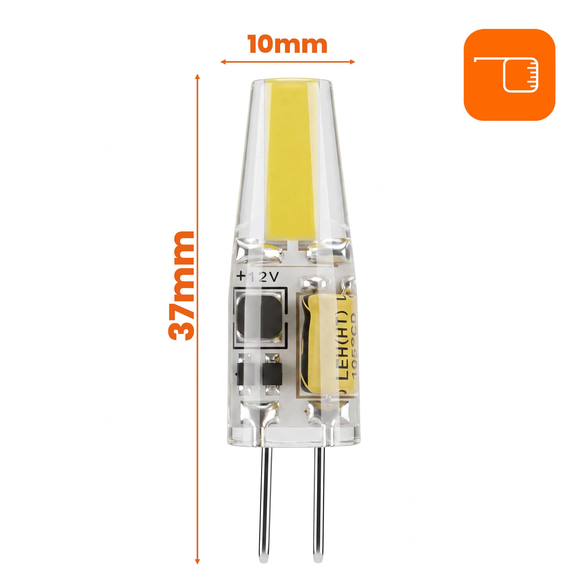 LED žárovka G4 12 V, 2 W, 140 lm, 3000 K – teplá bílá