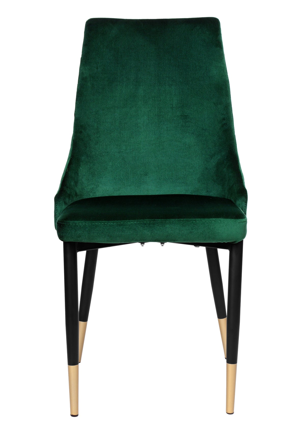 Sametová židle čalouněná Vermont Velvet tmavě zelené
