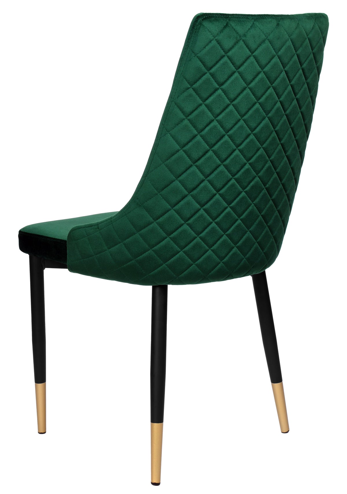 Sametová židle čalouněná Vermont Velvet tmavě zelené