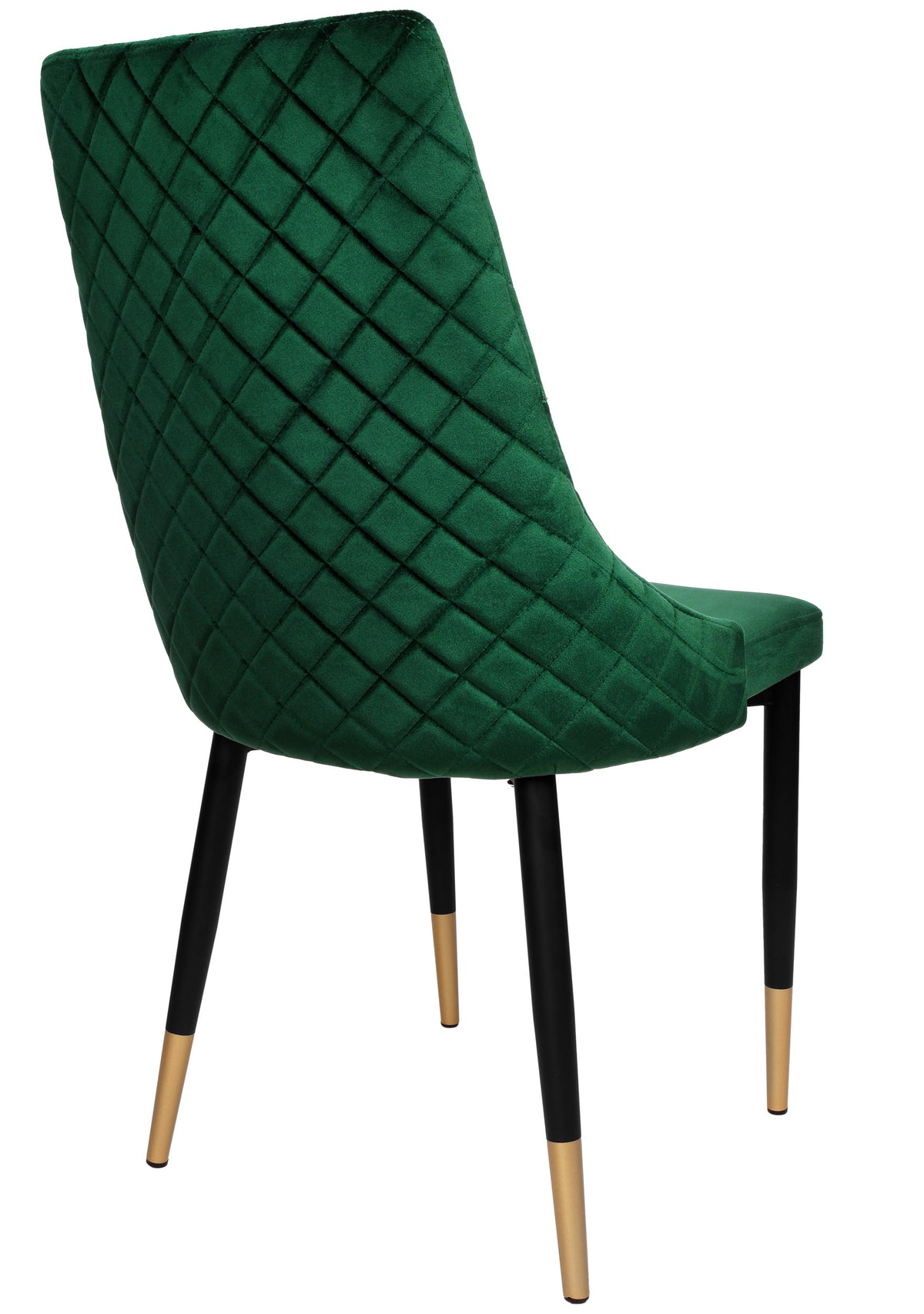 Sametová židle čalouněná Vermont Velvet tmavě zelené