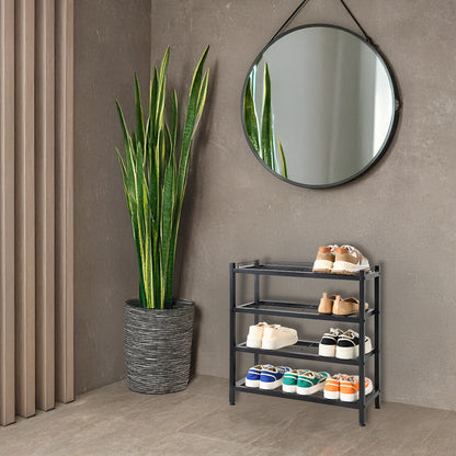 Botník loft Viena 4 úrovně černá