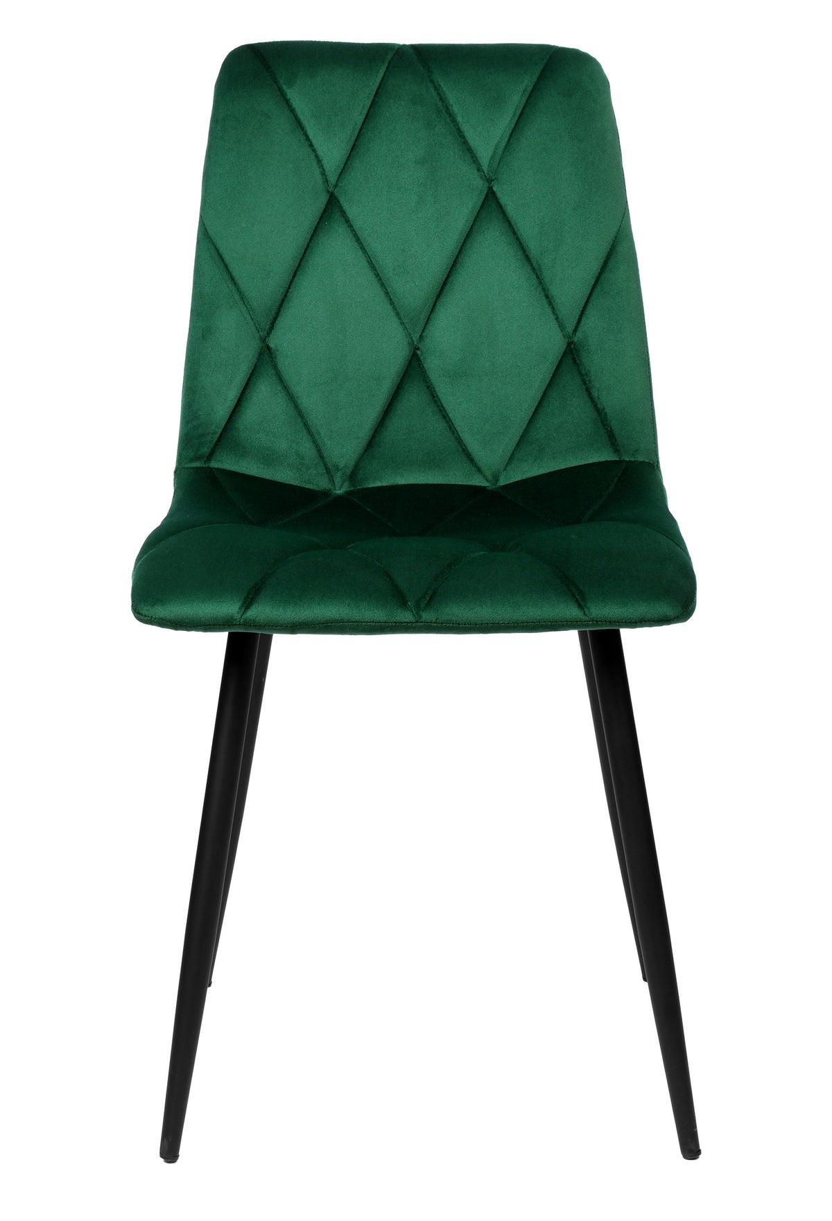 Sametová židle čalouněná Madison Velvet tmavě zelené