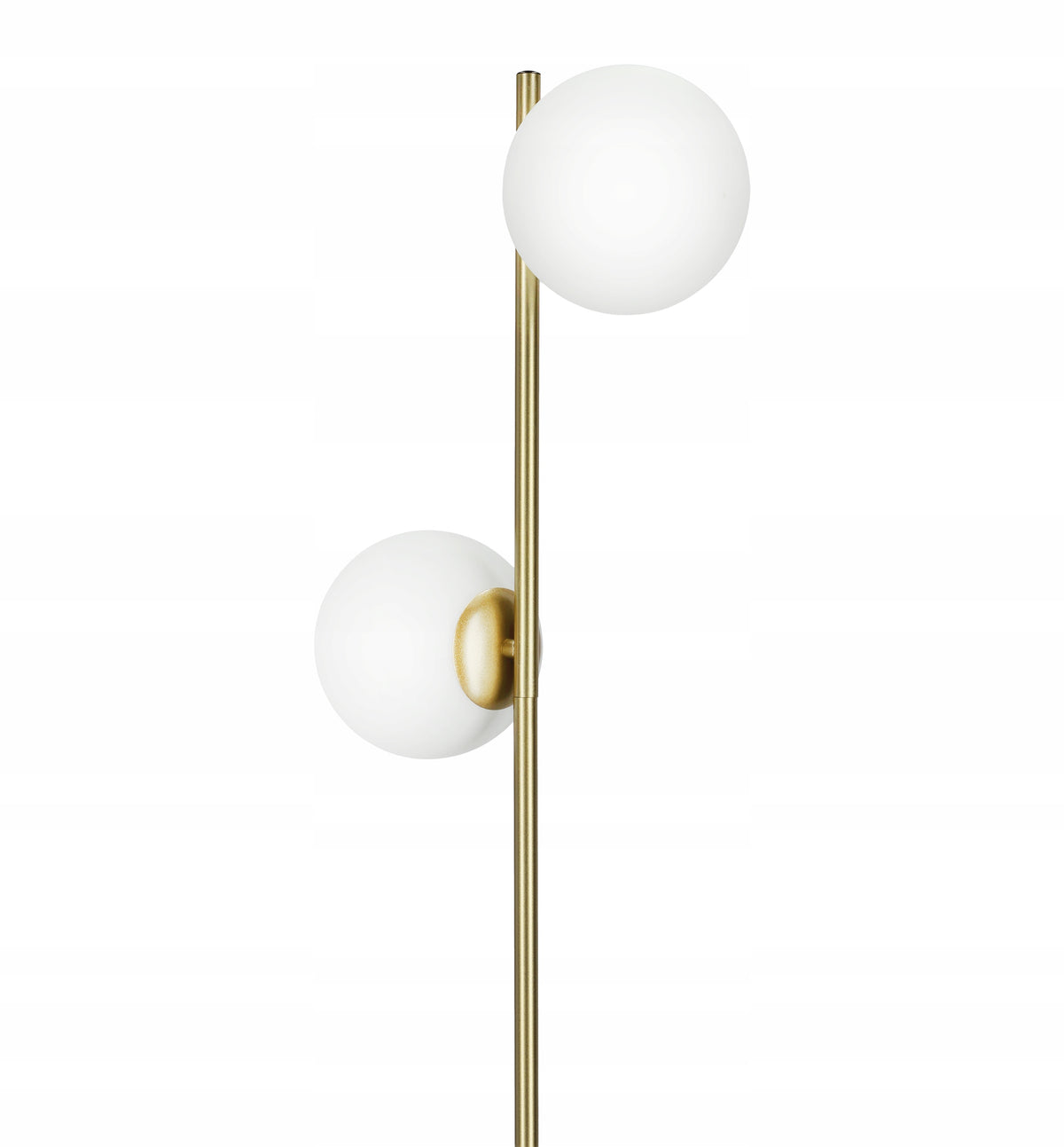 Zlatá stojací lampa G9