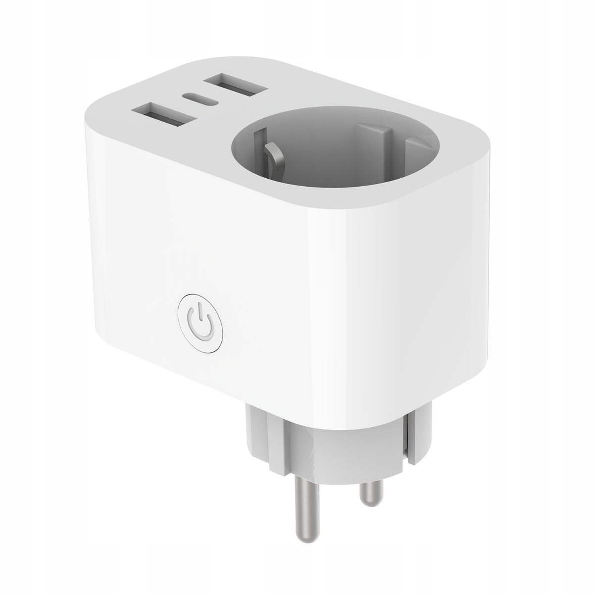 Chytrá Wi-Fi zásuvka TUYA s USB nabíjením