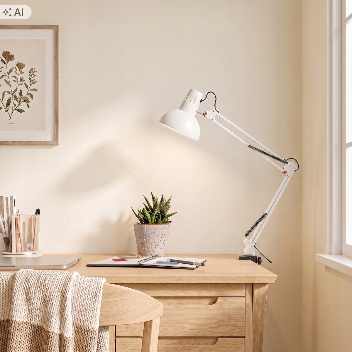 Stolní lampa E27, nastavitelná